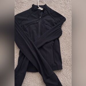Lululemon Define Jacket Size 6 Black Ribbed